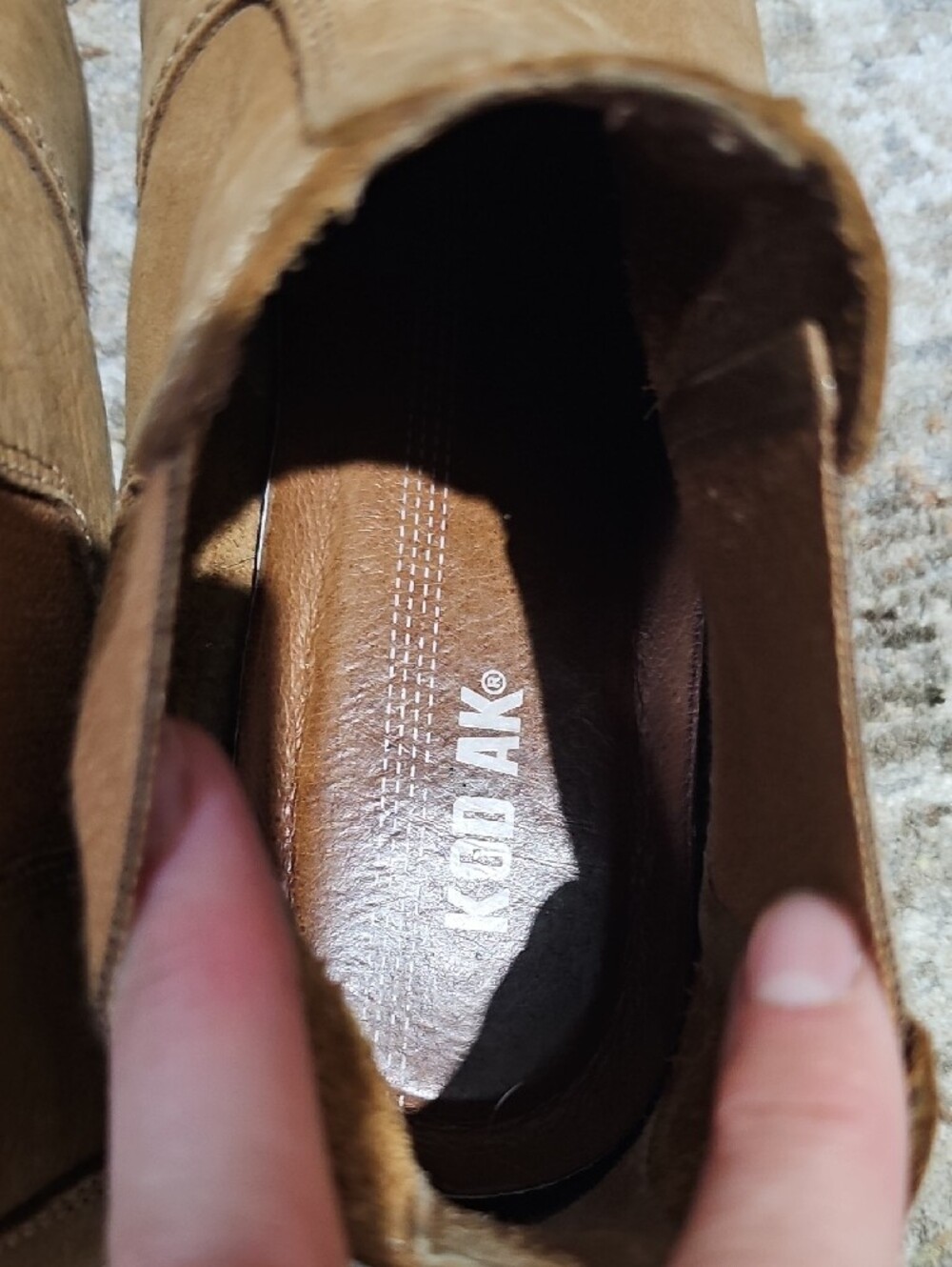Kodiak Women's Tan Leather Ankle Boots-Size 8 - Picture 4 of 7